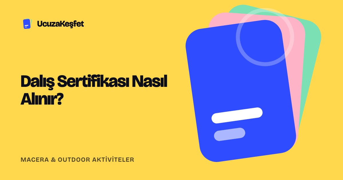 Dalış Sertifikası Nasıl Alınır?
