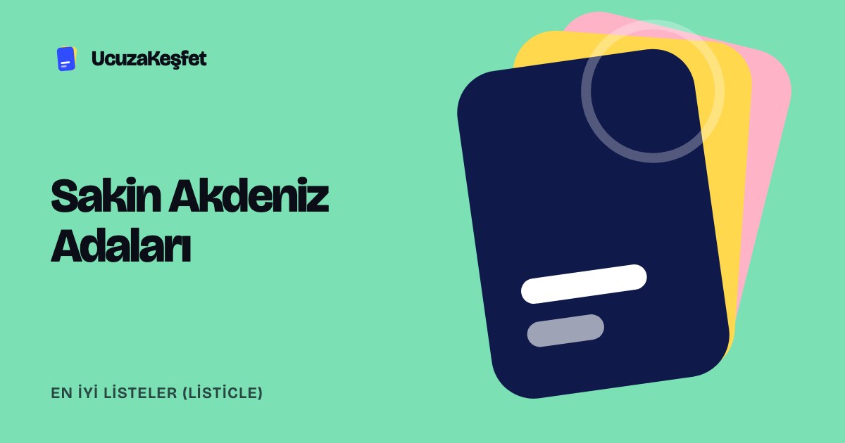 Sakin Akdeniz Adaları