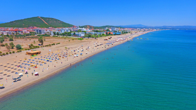 Sarımsaklı plajı beyaz kum 7 km uzun