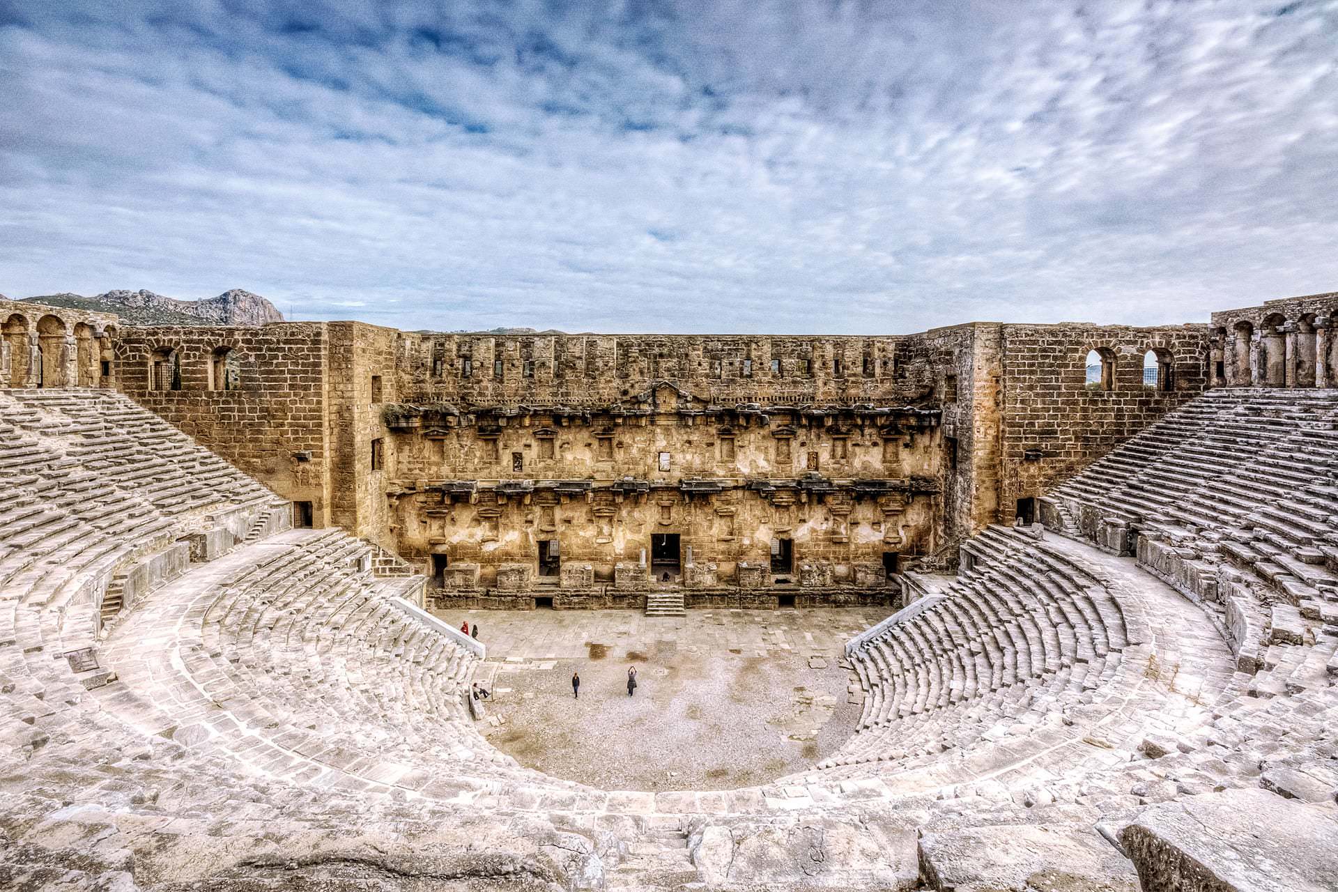 Aspendos antik tiyatro MÖ 2. yy Roma