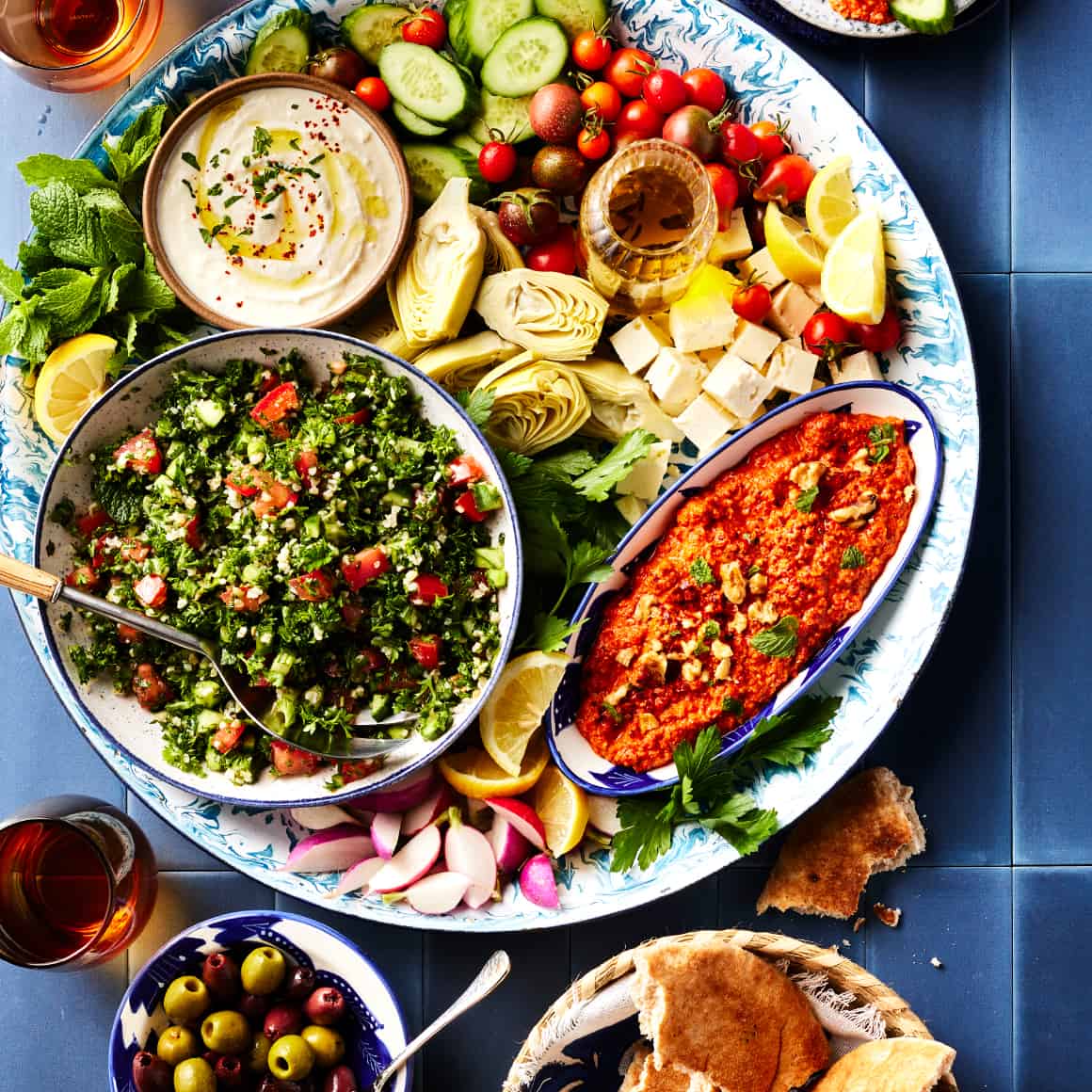 Hummus + Tabbouleh + Fattoush