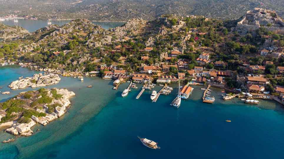 Kekova batık şehri sualtı MÖ 2. yy