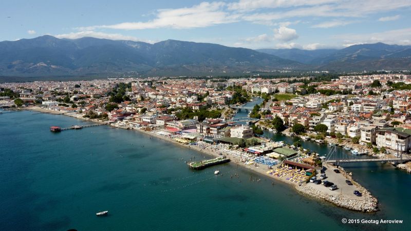 Akçay sahili mavi bayrak yazlık