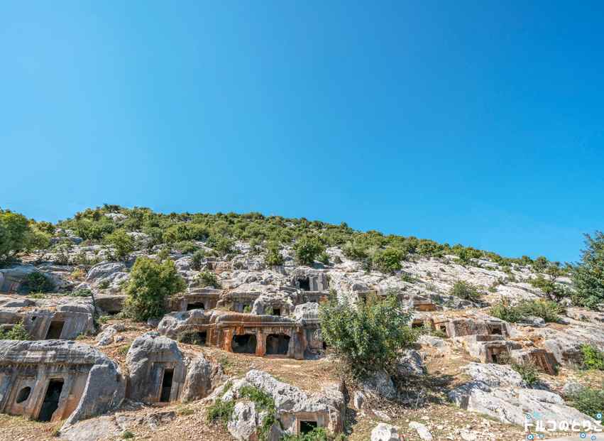 Limyra antik Likya MÖ 5. yy nekropol