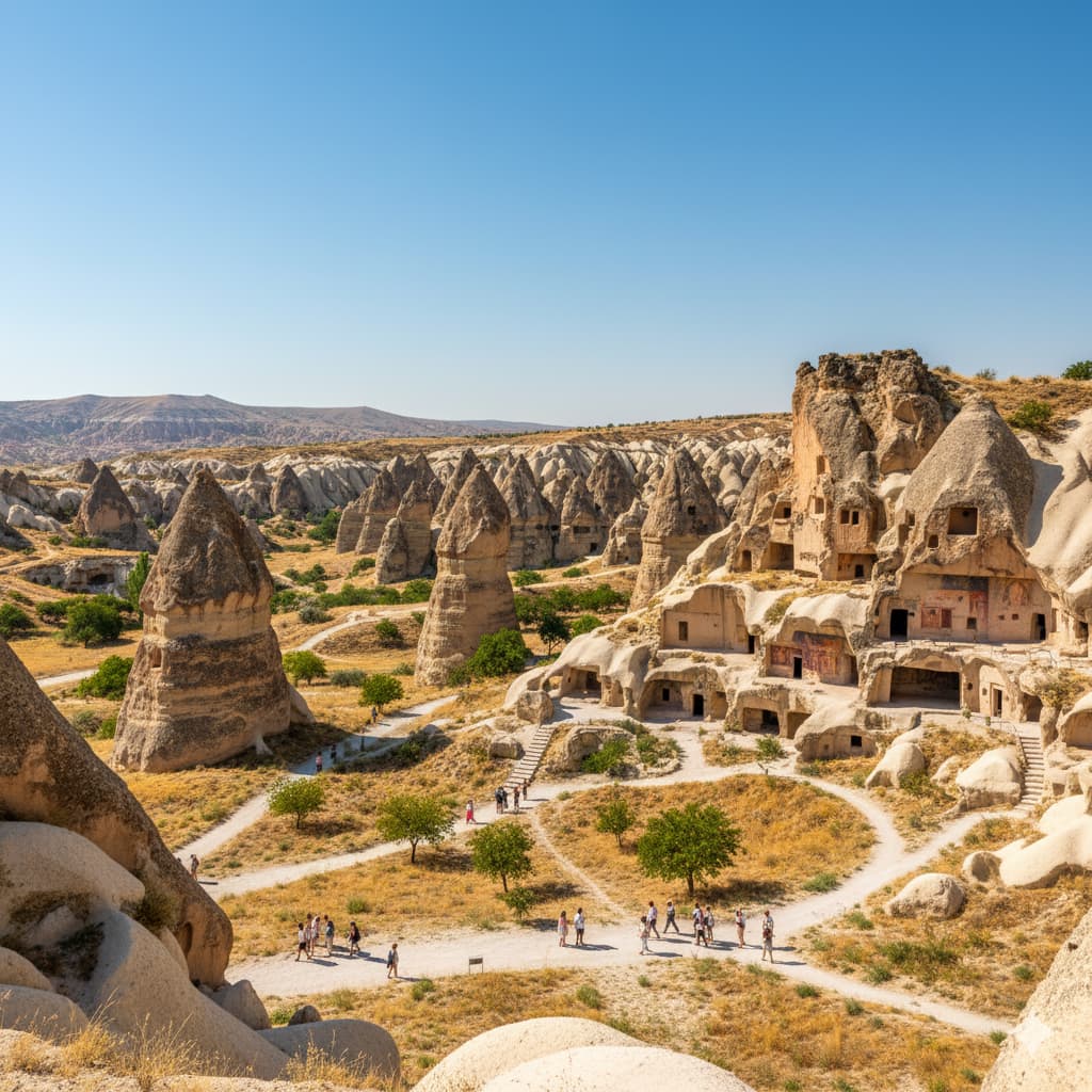 Göreme Açık Hava Müzesi UNESCO Bizans kilise fresk