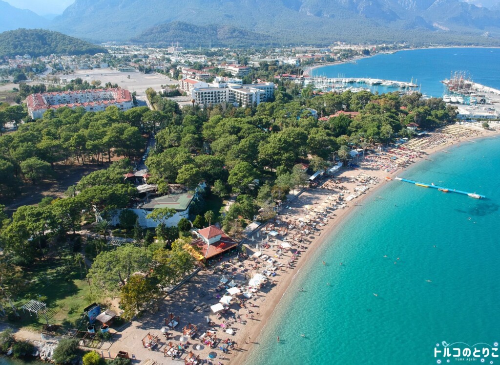 Moonlight Plajı mavi bayrak şehir sahili