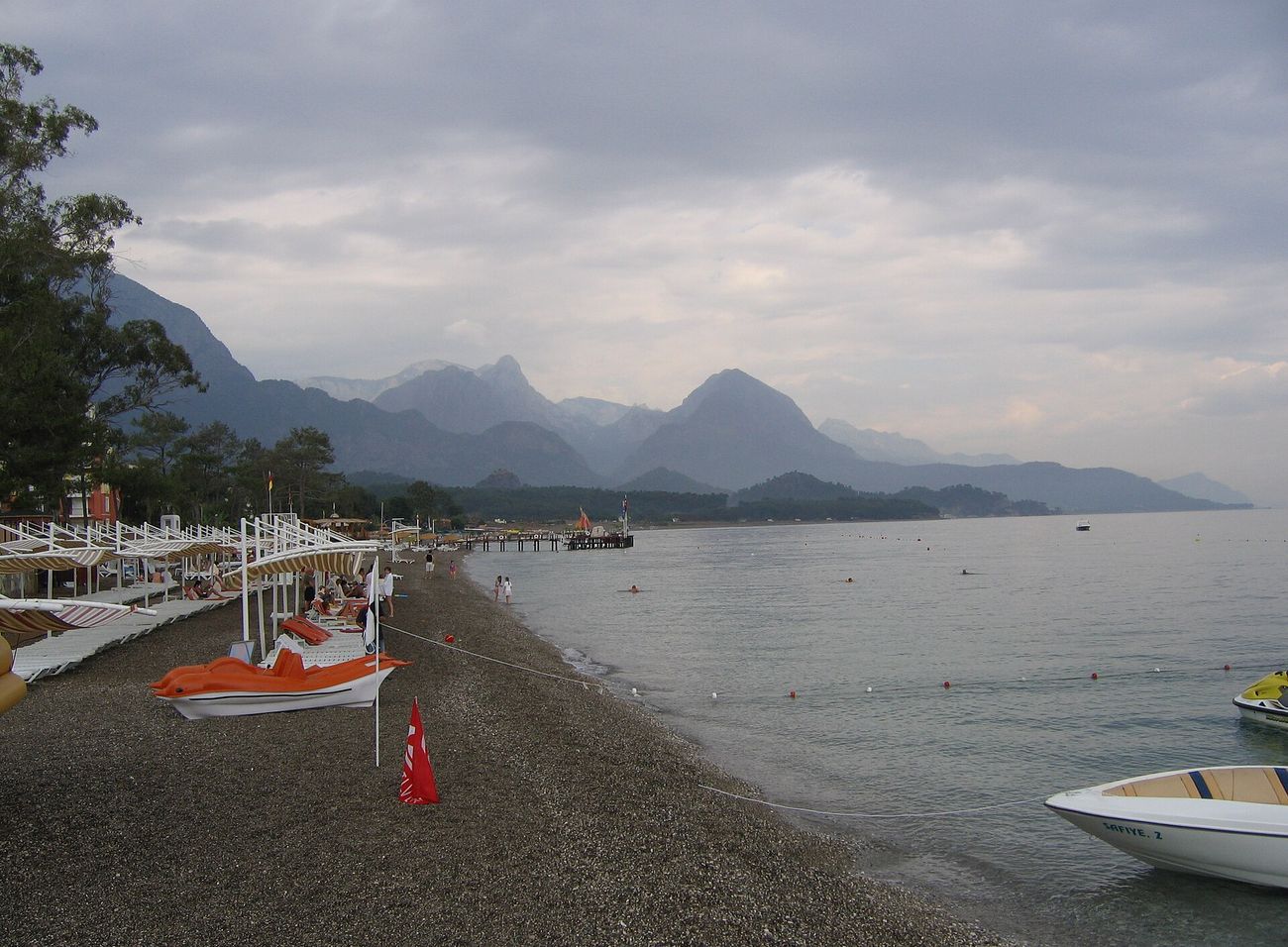 Olympos antik kent Likya doğa kalıntı