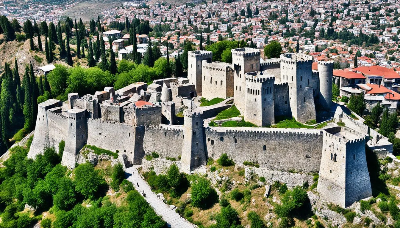 Kütahya Kalesi Selçuklu surları tepe