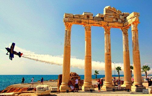 Side Apollon Tapınağı MÖ 7. yy 5 sütun