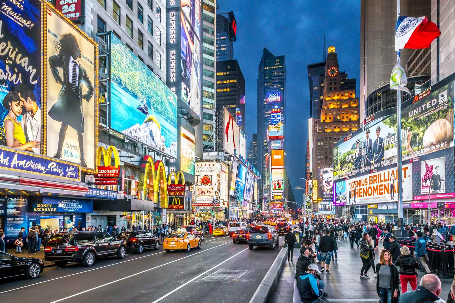 Times Square + Broadway