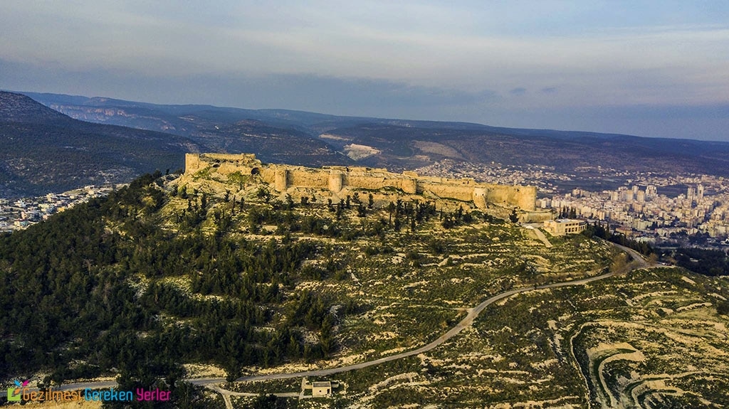 Silifke Kalesi 7. yy Bizans tepe panorama