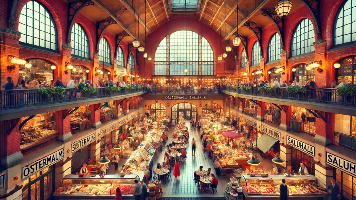 Östermalm + Saluhall (Lüks Pazar)