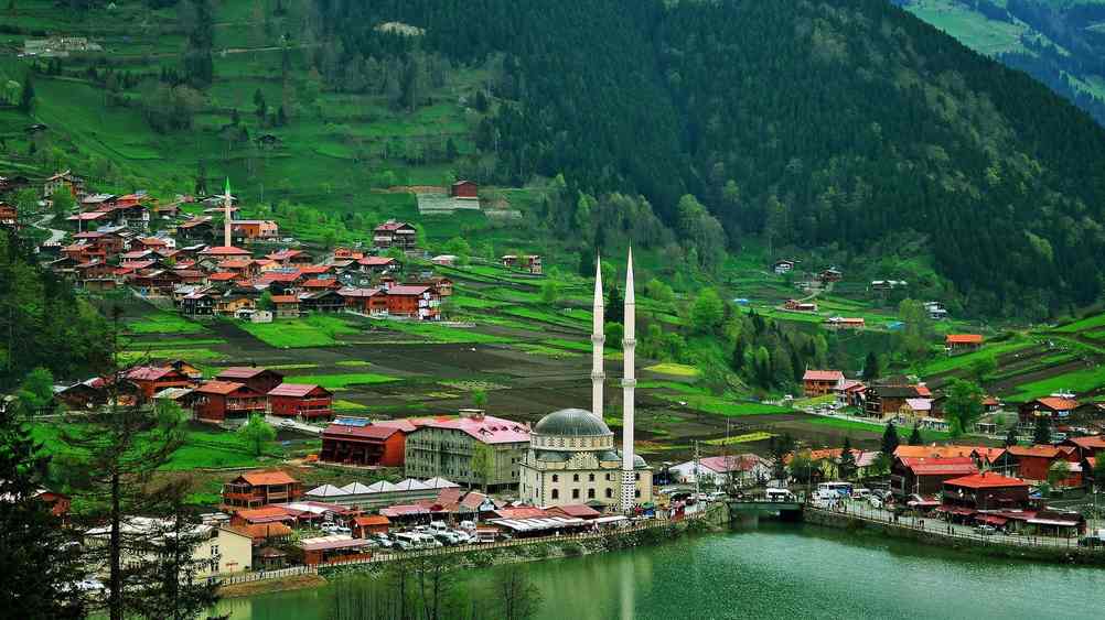 Trabzon Ayasofyası iç mekan fresk detayı