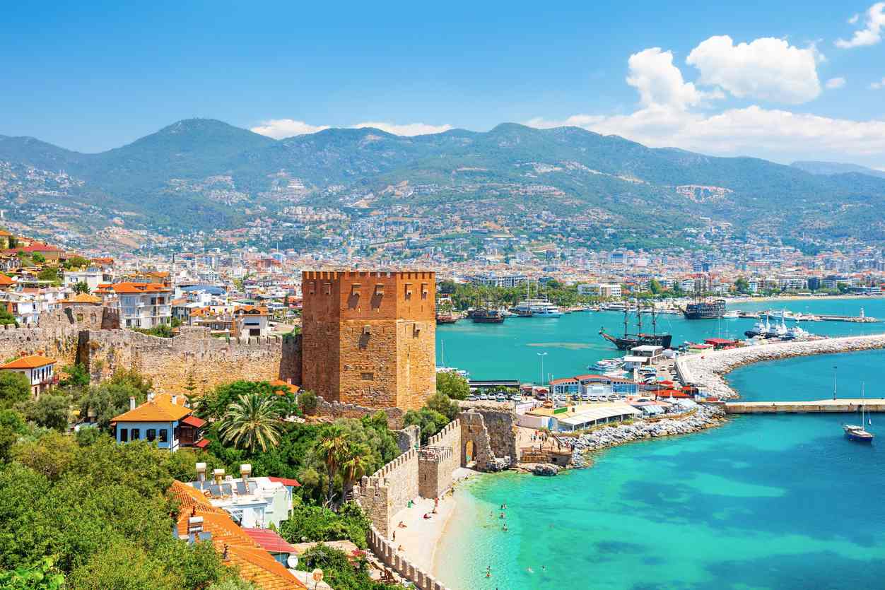 Alanya, Türkiye — 4 gün (Yerel, Sahil)