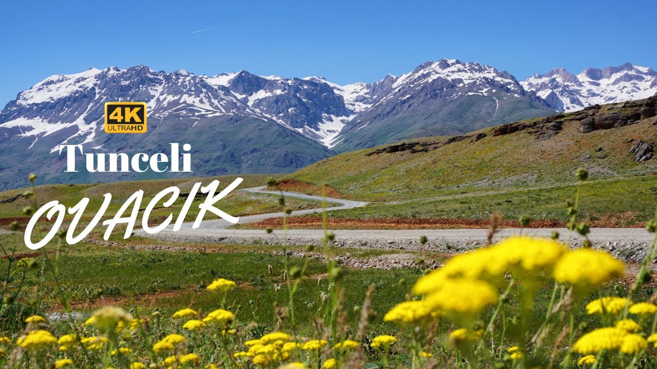 Ovacık yayla yüksek dağ ilçe 1640m