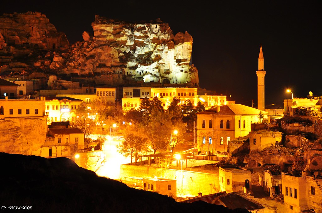 Temenni Tepesi panoramik Ürgüp manzara