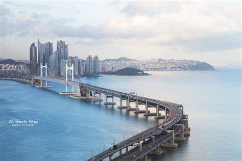 Busan Gwangalli Plajı + Diamond Bridge