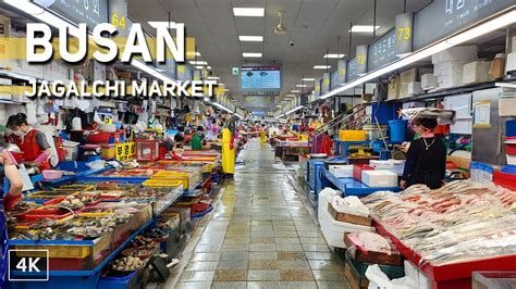 Busan Jagalchi Balık Pazarı