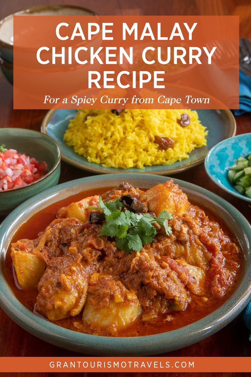 Cape Malay köri + samosa