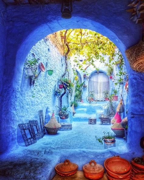 Chefchaouen Kuzey Mezarlığı Tepesi Manzarası