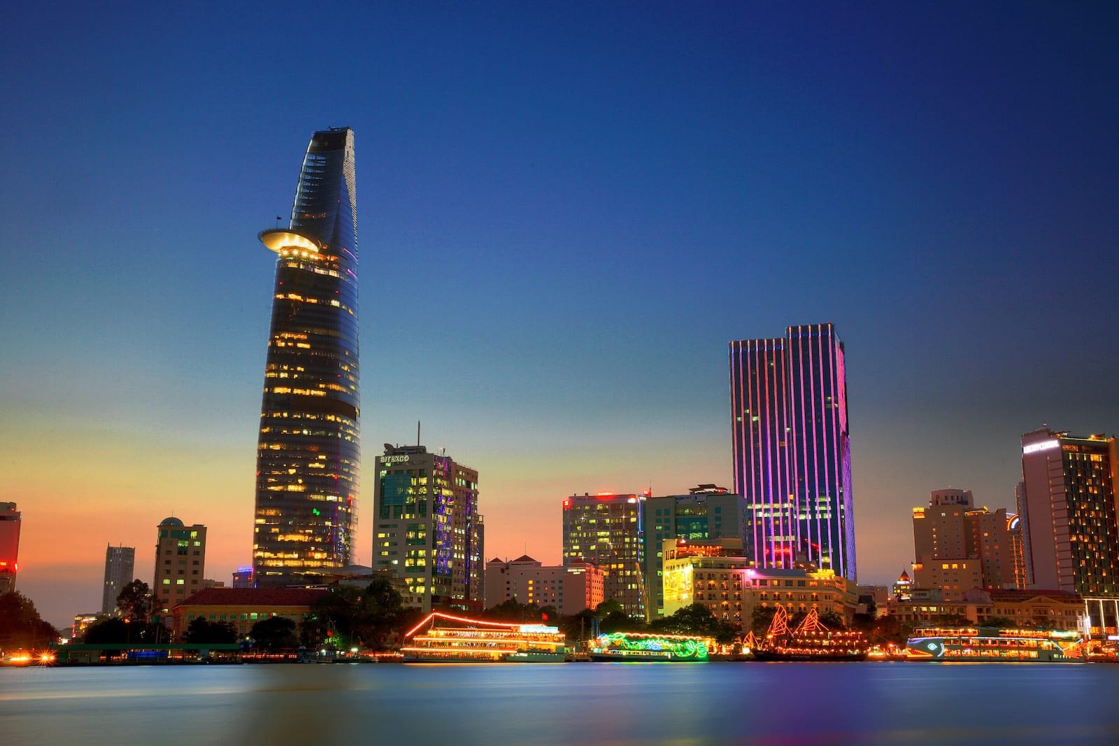 Bitexco Financial Tower & Saigon Skyline