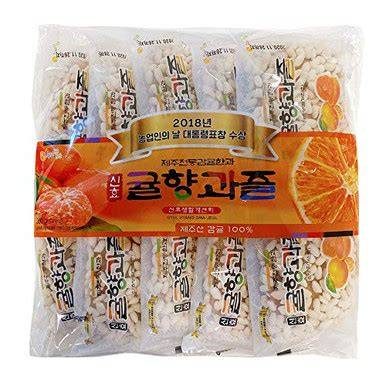 Gyul (Jeju mandalinası) + tatlılar