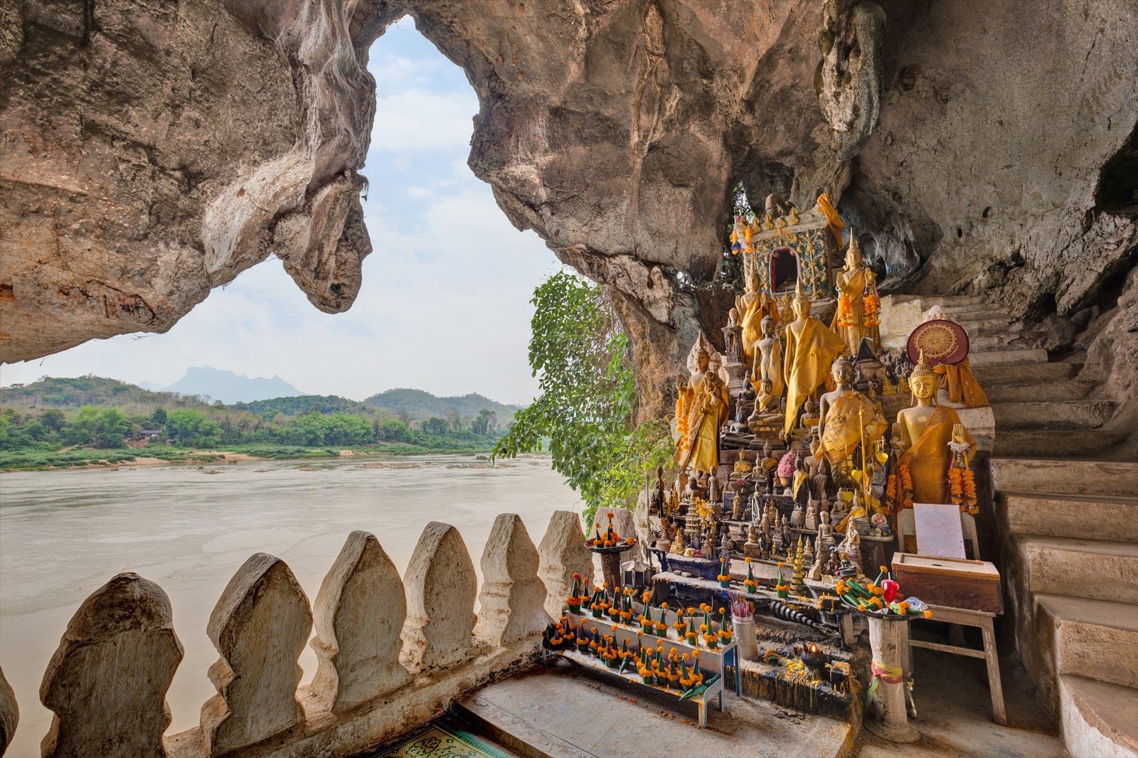 Pak Ou Mağaraları (Mekong tekne turu)