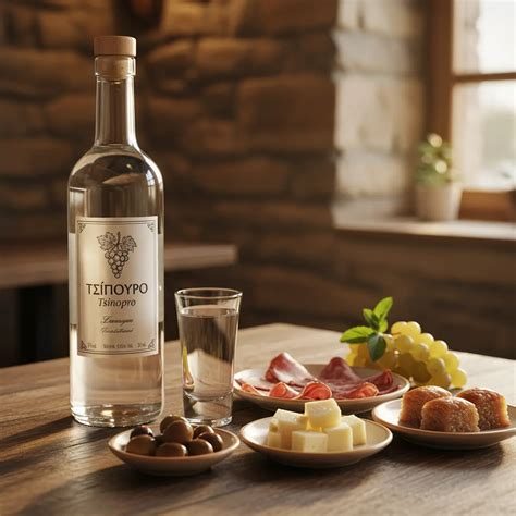 Tsipouro + meze