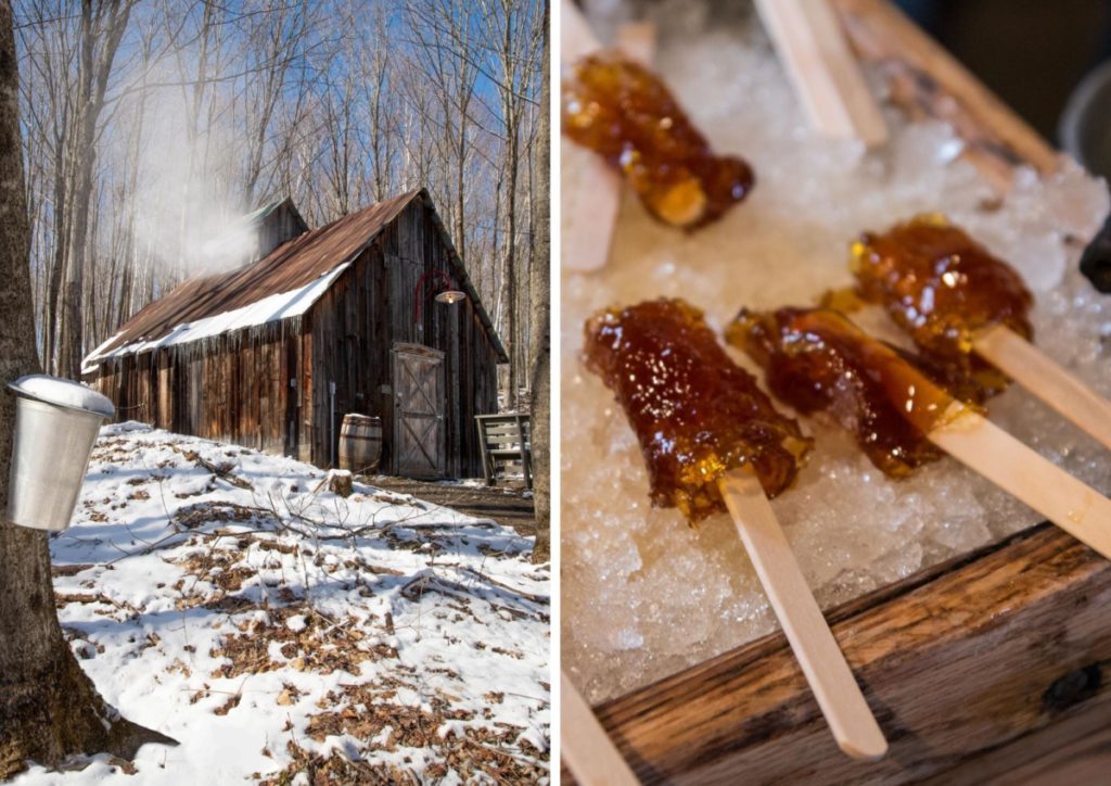 Cabane à sucre (şeker kulübesi)