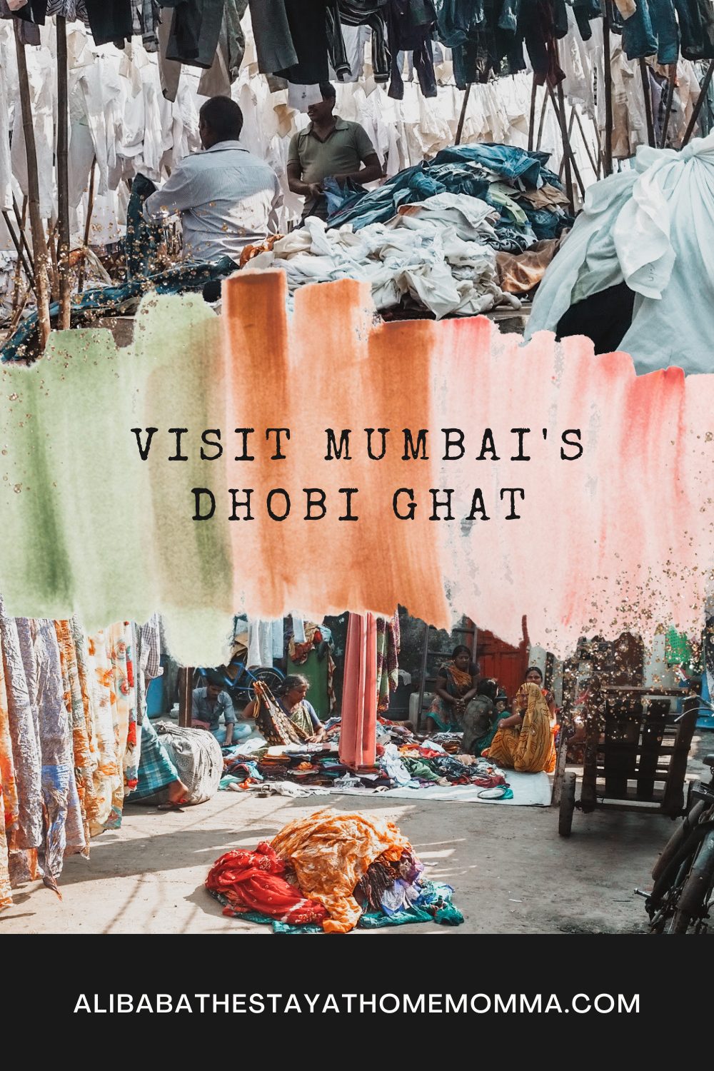 Mumbai Dhobi Ghat (açık çamaşırhane)