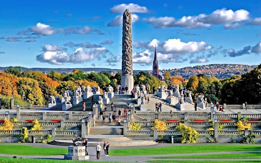 Oslo Vigeland Heykel Parkı (Frognerparken)