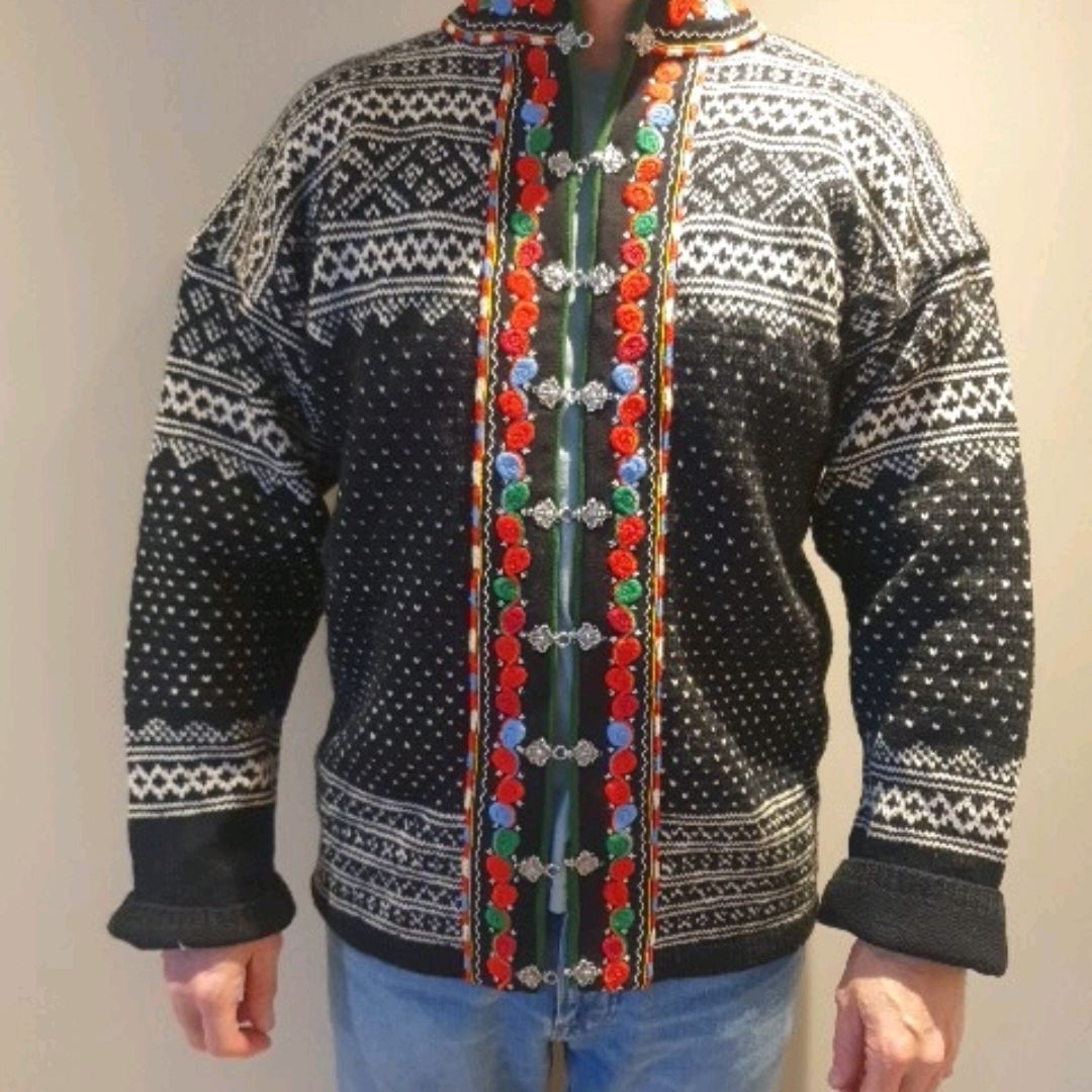 Norveç yün kazağı (lusekofte)