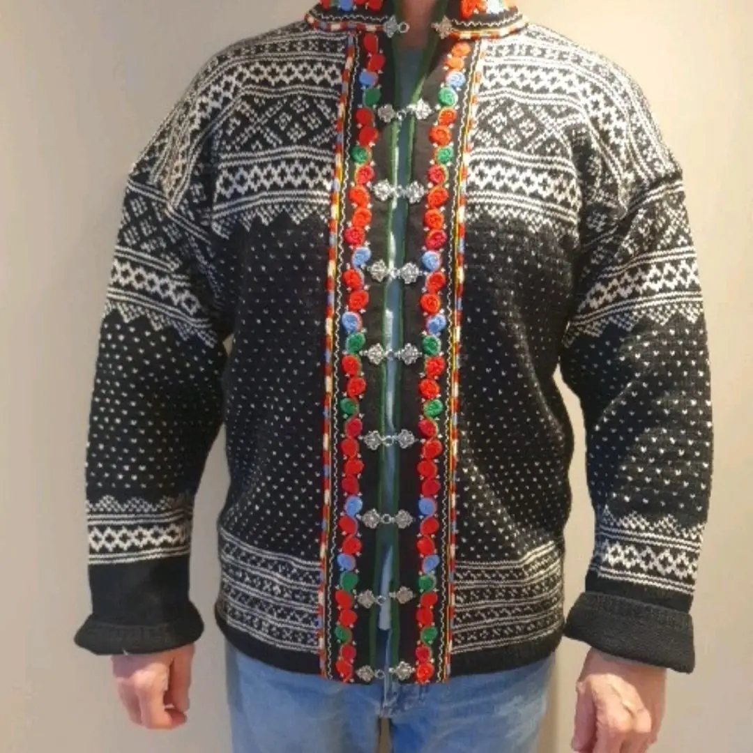 Norveç yün kazağı (lusekofte)