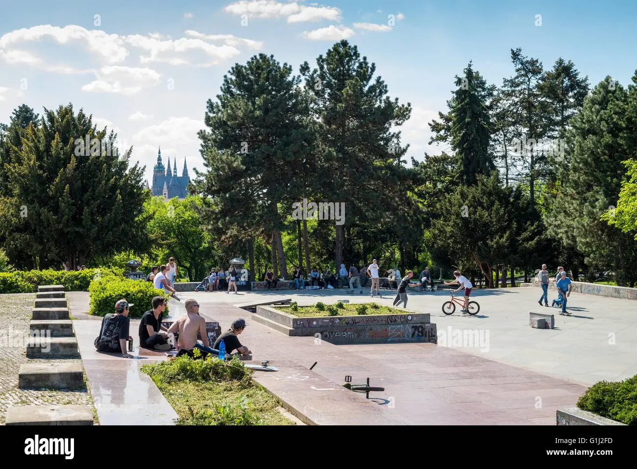 Prag: letna park metronom