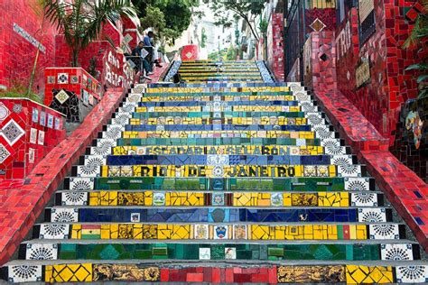 Rio de Janeiro Selarón Merdivenleri (Escadaria Selarón)