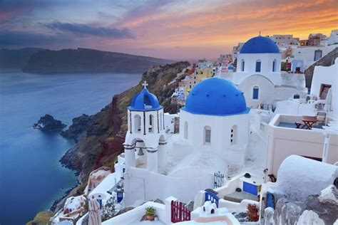 Santorini Fira (başkent + kaldera)