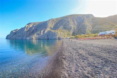 Santorini Kamari Plajı