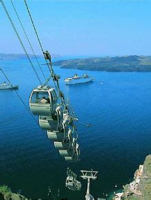 Santorini Fira Teleferiği + Eski Liman