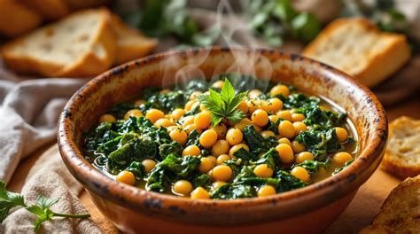 Espinacas con garbanzos