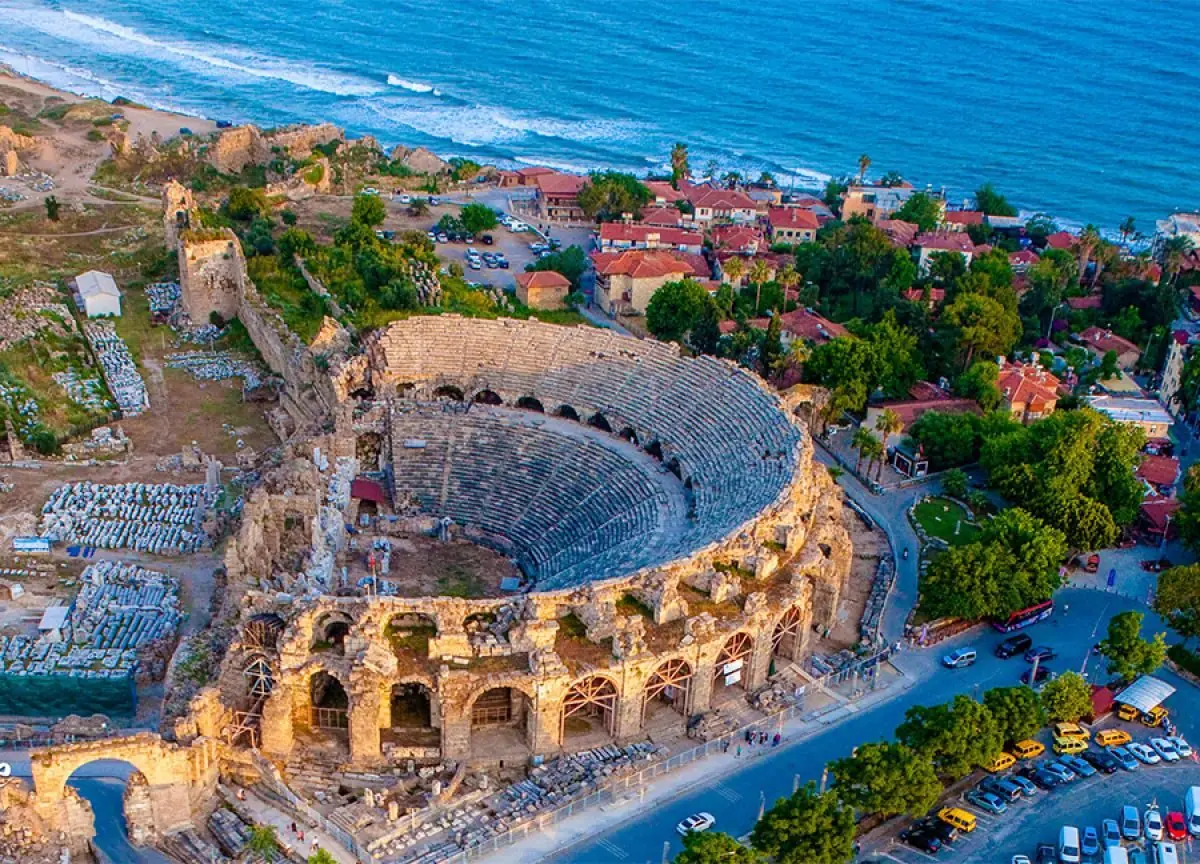 Side Side Antik Kenti + Agora + Sütunlu Cadde