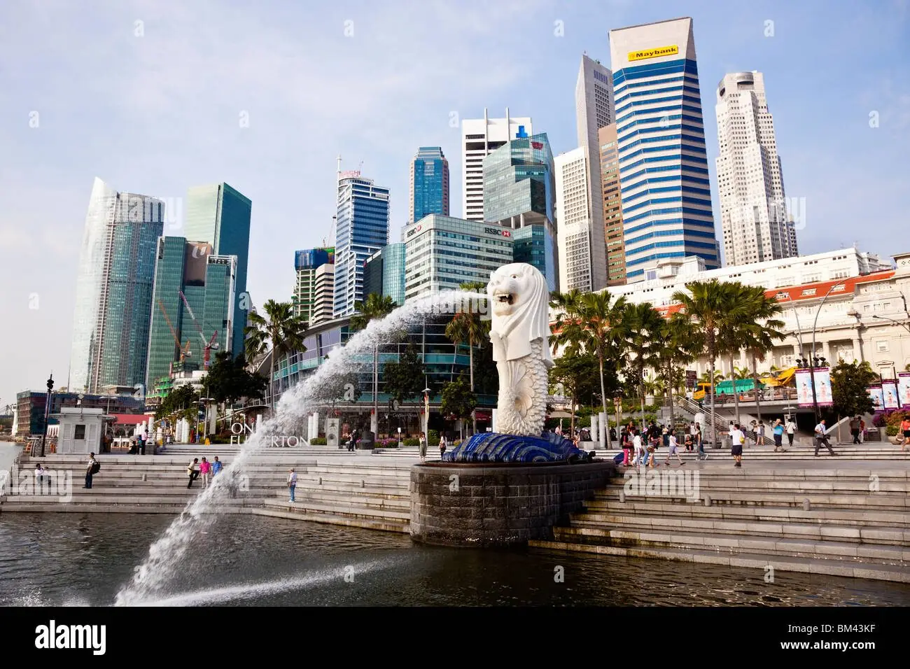 Singapur: merlion park esplanade