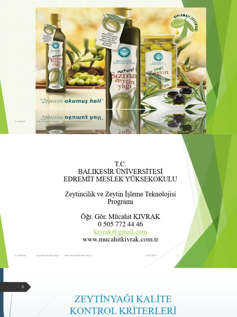 Sızma zeytinyağı (AOVE)