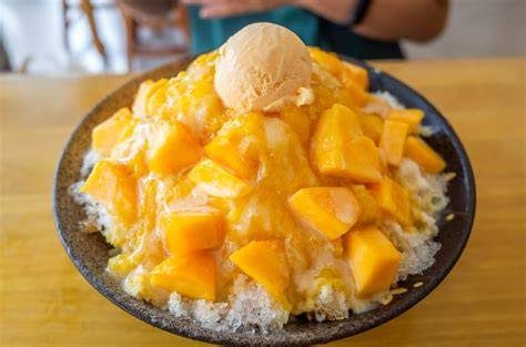 Mango shaved ice