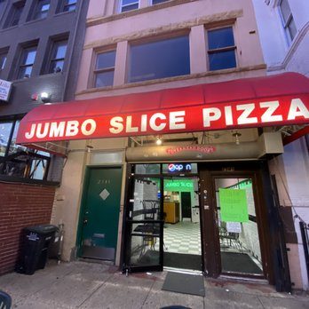 Jumbo slice pizza
